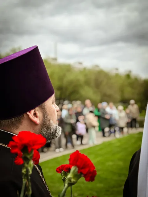Представители храма на районном мероприятии в День Победы - фото 8