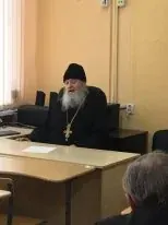 Встреча настоятеля игумена Максима (Рыжова) с учащимися