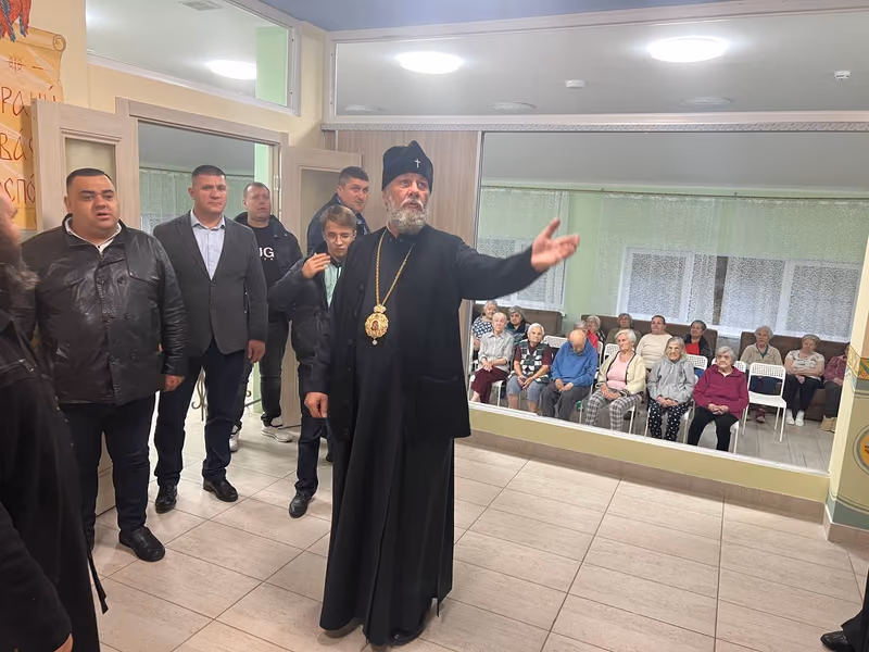Митрополит Владимир посетил пансионат «Тепло и уют» - фото 10