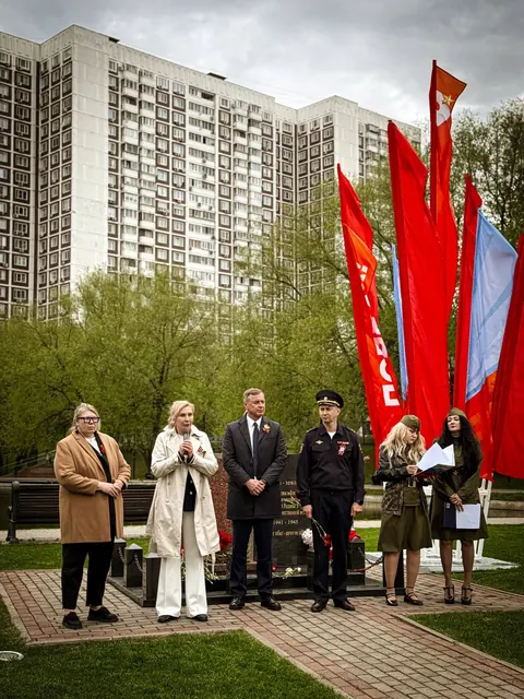 Представители храма на районном мероприятии в День Победы - фото 6