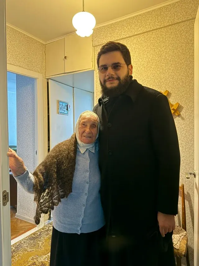 Поздравление прихожан на дому с Рождеством Христовым