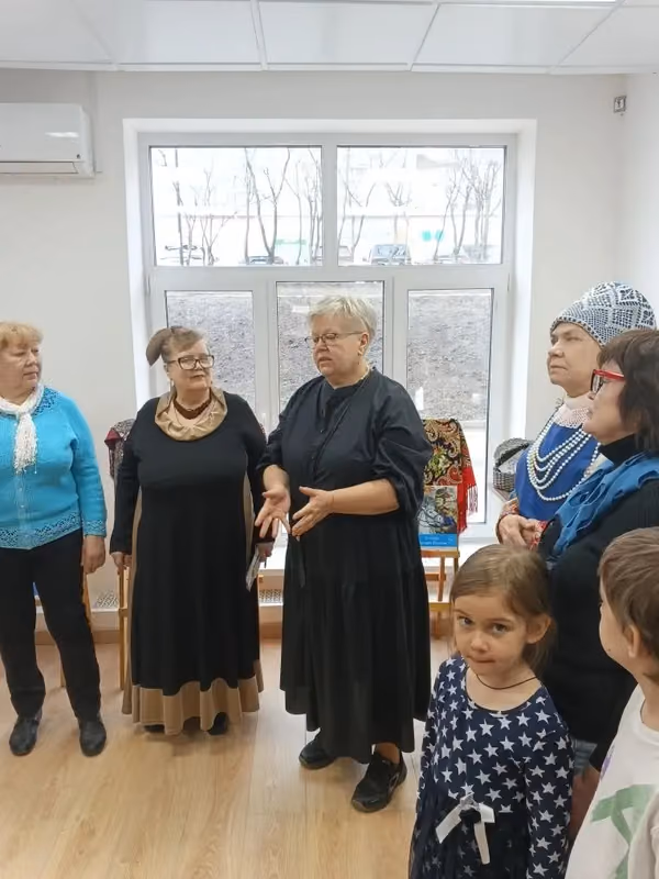 Л.И. Завизион на празднике, приуроченном к Дню Победы
