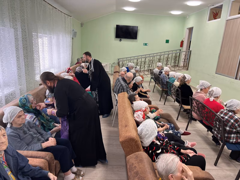 Таинство Соборования в пансионате «Тепло и уют» - фото 6