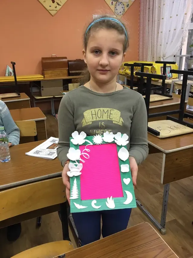 Мастер-класс по изготовлению фоторамки в детской группе