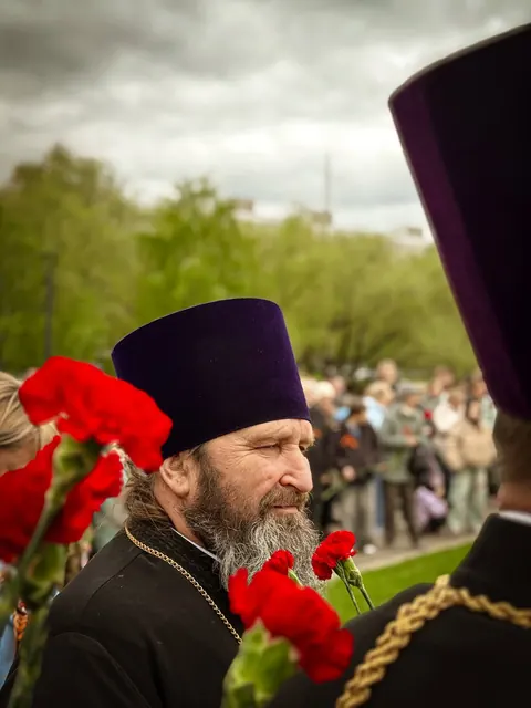 Представители храма на районном мероприятии в День Победы - фото 5