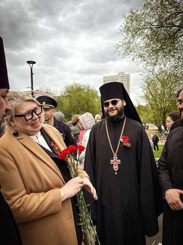 Представители храма на районном мероприятии в День Победы
