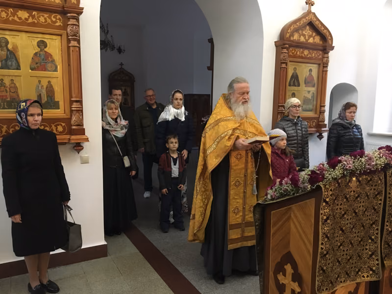 Отслужен молебен на начало учения в Воскресной школе