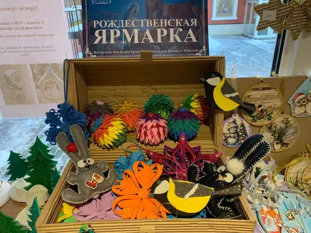 На территории храма прошла Рождественская ярмарка