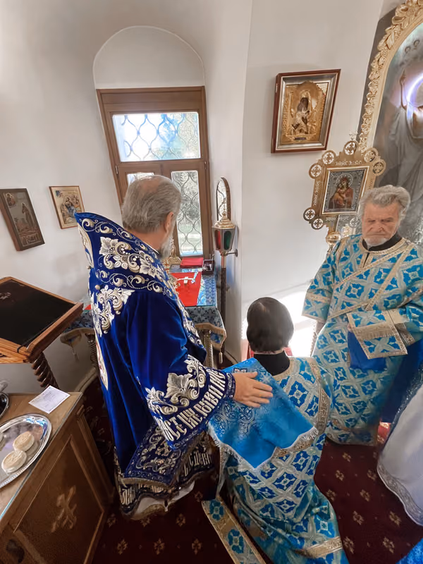 Покров Пресвятой Богородицы: Литургия митрополита Владимира