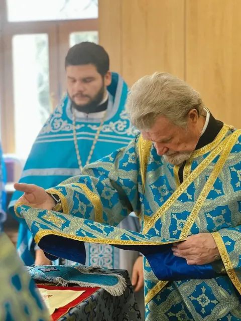 Покров Пресвятой Богородицы: Литургия митрополита Владимира - фото 12