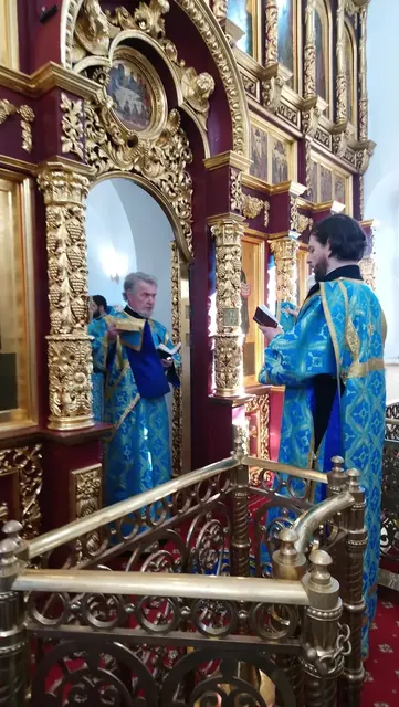 Покров Пресвятой Богородицы: Литургия митрополита Владимира - фото 20