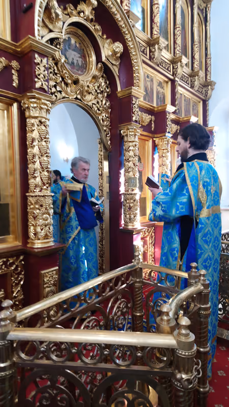 Покров Пресвятой Богородицы: Литургия митрополита Владимира - фото 20