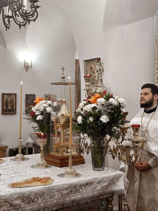 В праздник Рождества Христова совершено Богослужение - фото 7