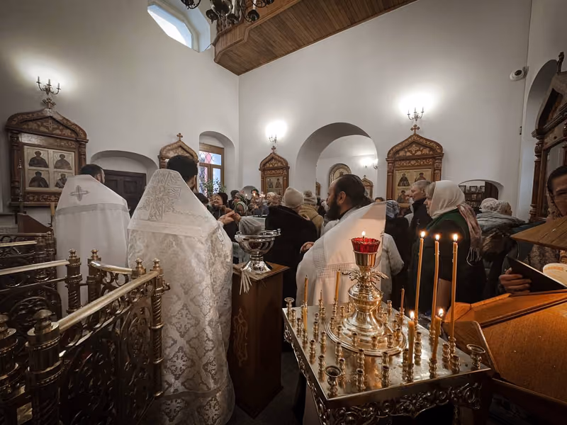 В Крещенский сочельник совершено Богослужение - фото 10