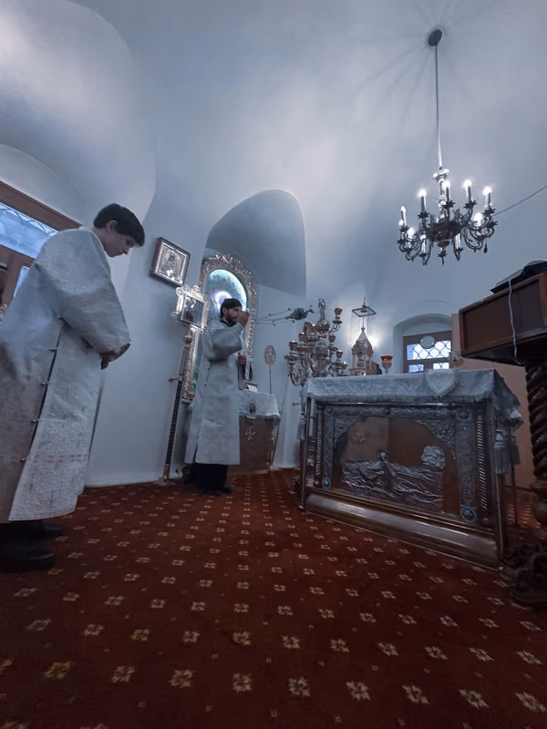 В Крещенский сочельник совершено Богослужение - фото 13