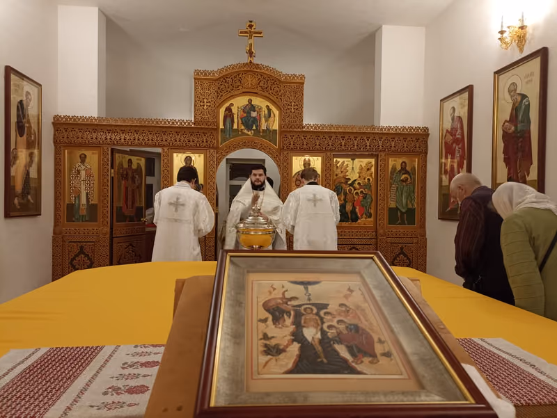 В праздник Крещения Господня совершено Богослужение