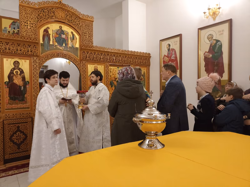 В праздник Крещения Господня совершено Богослужение - фото 18