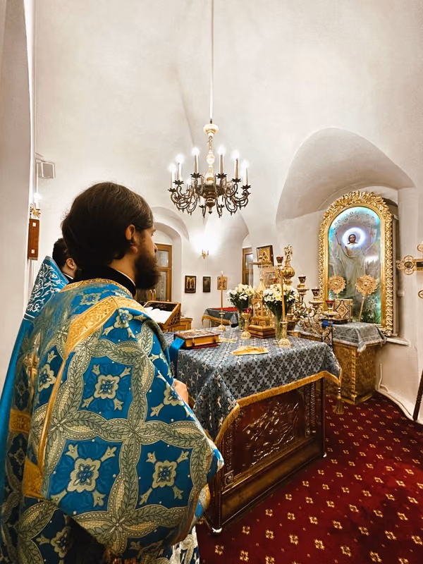 В праздник Сретения Господня совершено Богослужение - фото 9