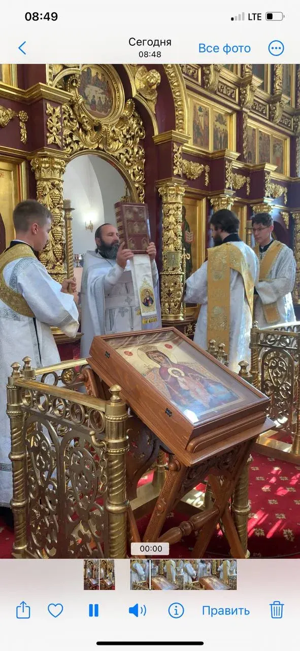 В праздник Преображения Господня совершено Богослужение