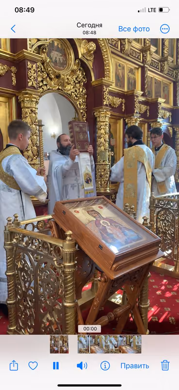 В праздник Преображения Господня совершено Богослужение