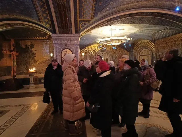 Прихожане посетили Главный храм Вооруженных Сил России