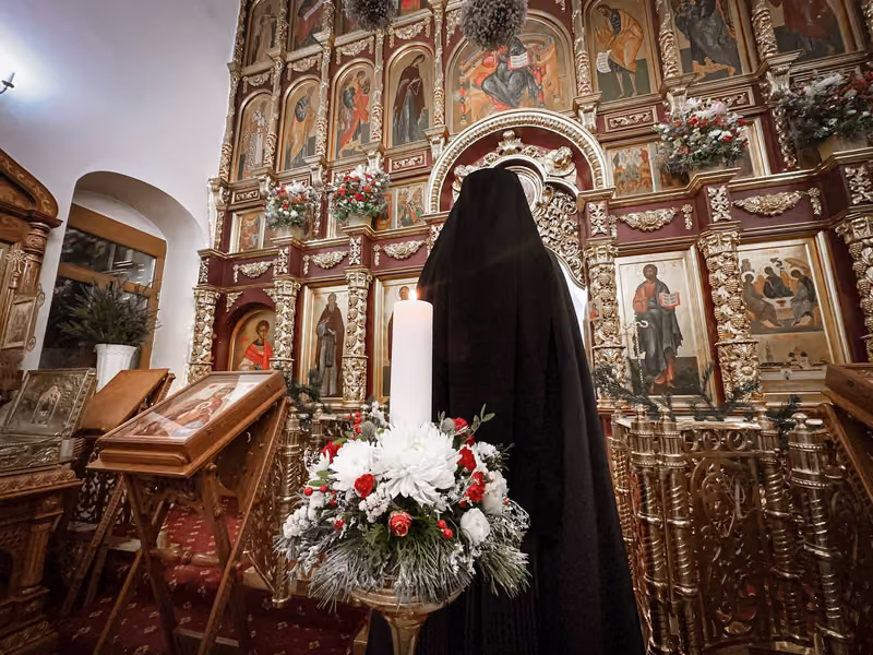 В праздник Рождества Христова совершено Богослужение - фото 10