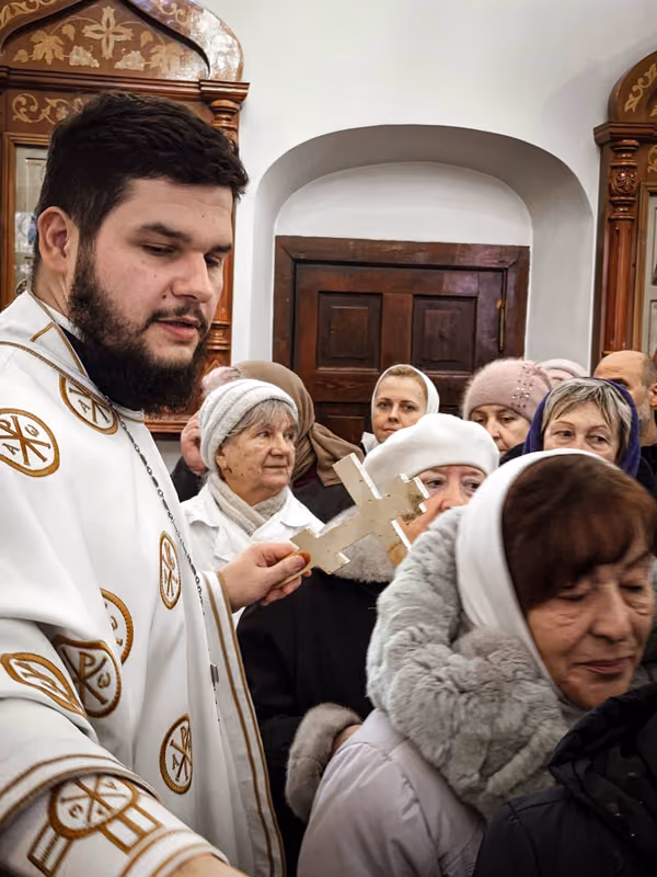 В Крещенский сочельник совершено Богослужение - фото 4