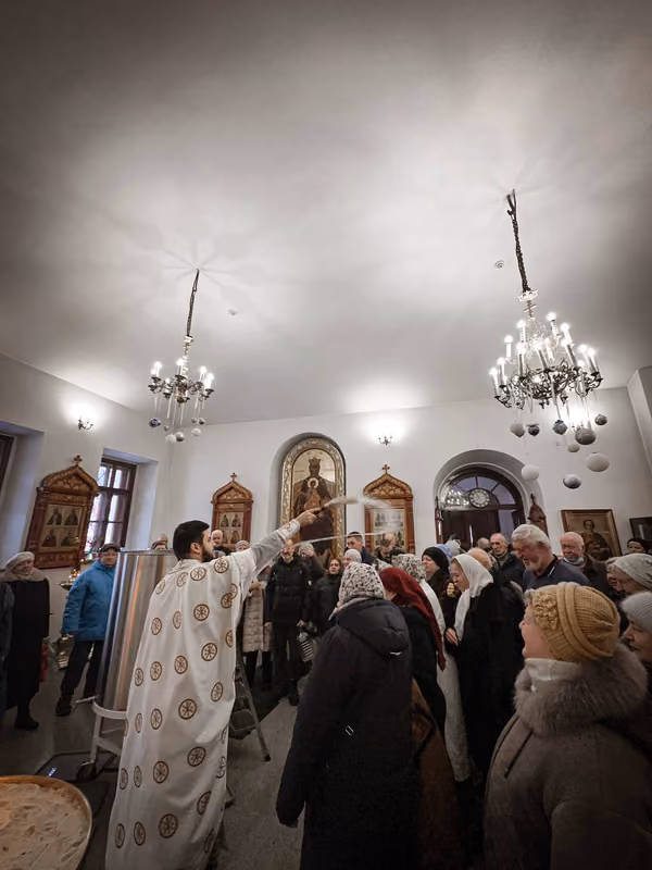 В Крещенский сочельник совершено Богослужение - фото 9