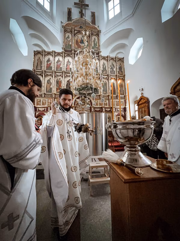 В Крещенский сочельник совершено Богослужение - фото 10
