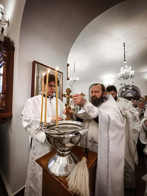 В Крещенский сочельник совершено Богослужение - фото 18