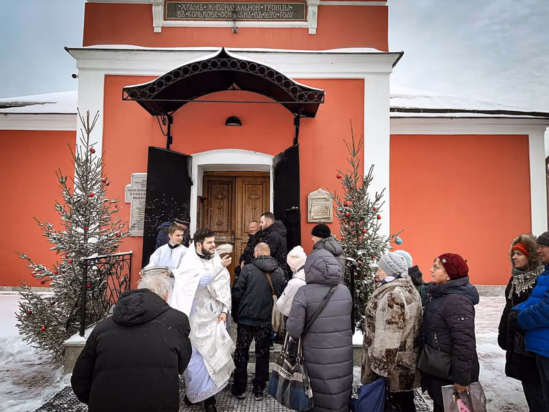 В праздник Крещения Господня совершено Богослужение - фото 11
