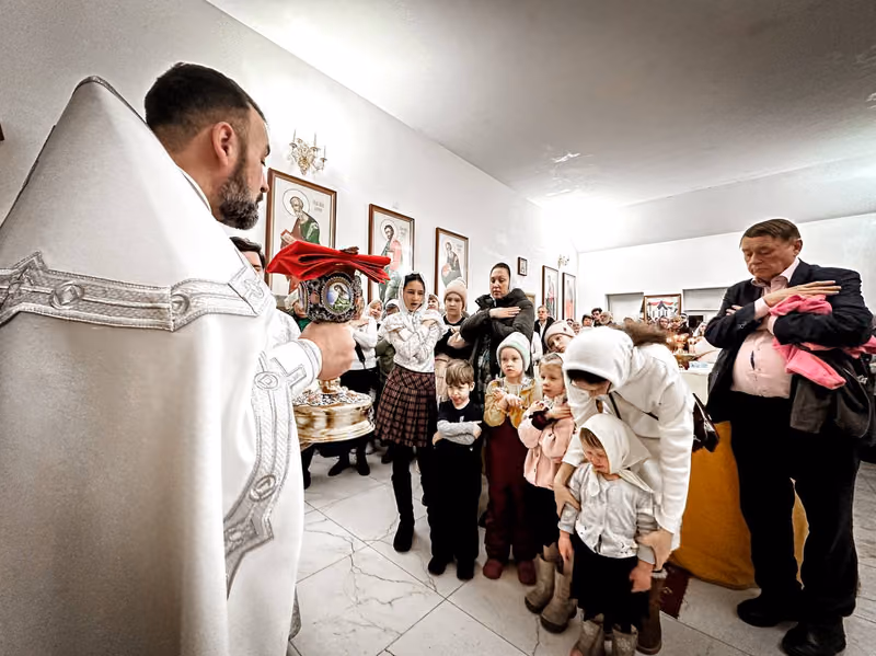В праздник Крещения Господня совершено Богослужение - фото 12