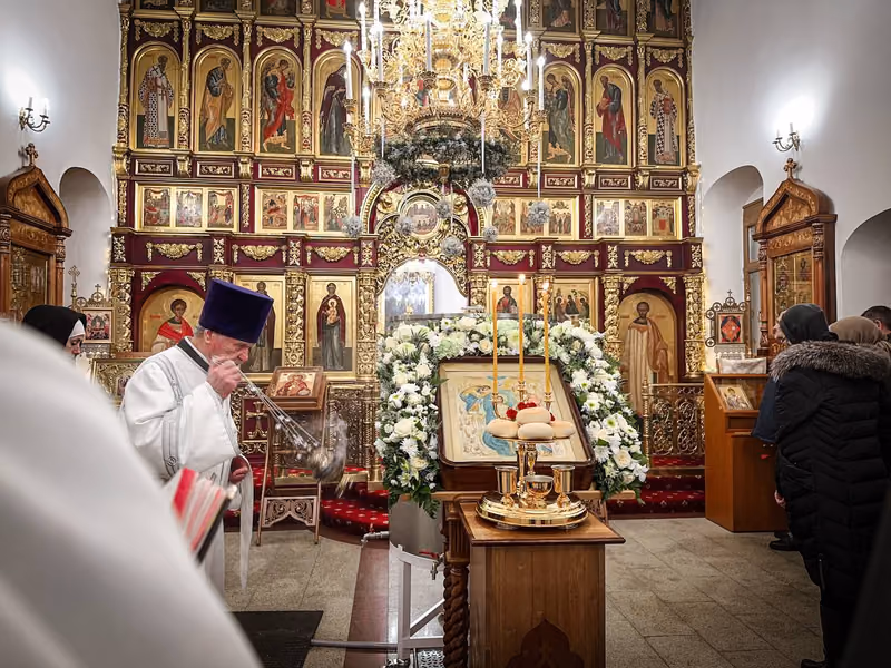 В праздник Крещения Господня совершено Богослужение - фото 14
