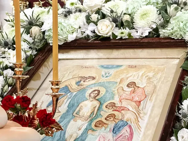 В праздник Крещения Господня совершено Богослужение - фото 15