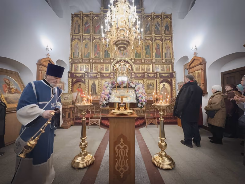 В праздник Сретения Господня совершено Богослужение - фото 7