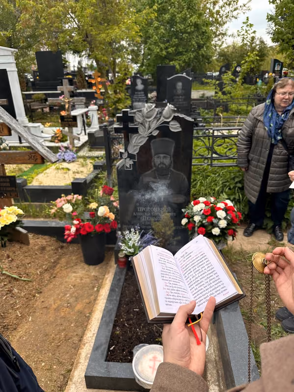 Панихида в годовщину кончины протоиерея Алексия Пенькова
