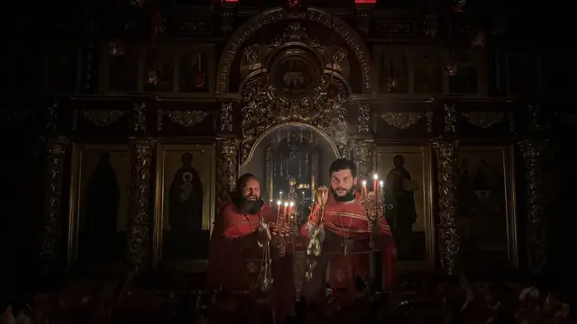 Совершено ночное Богослужение отдания праздника Пасхи - фото 4