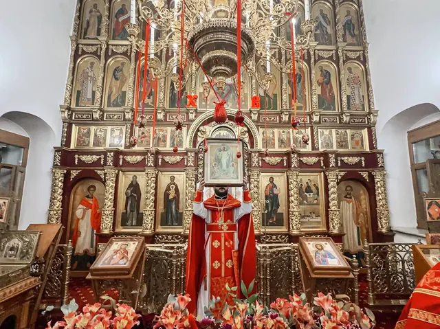 Совершено ночное Богослужение отдания праздника Пасхи - фото 11