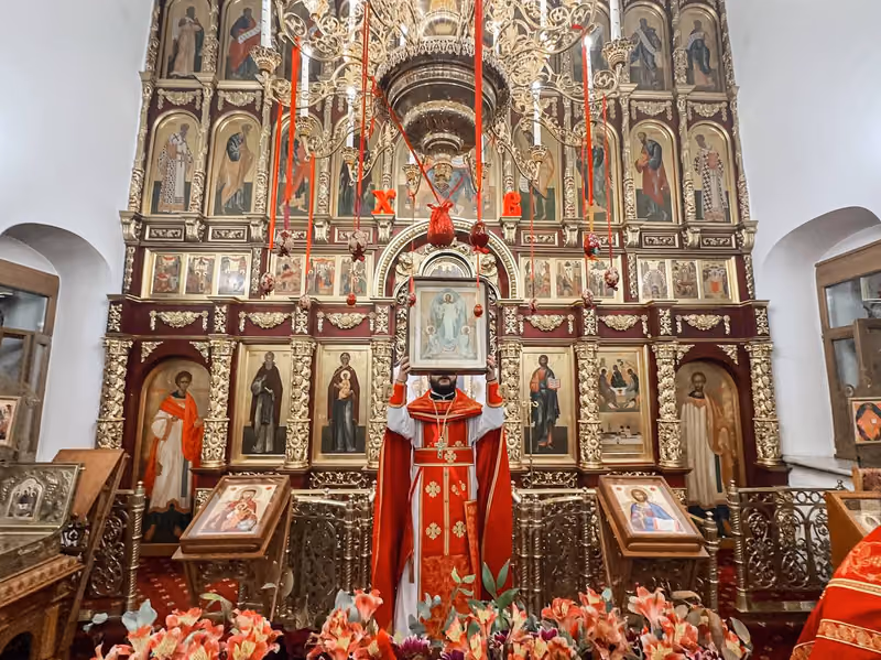 Совершено ночное Богослужение отдания праздника Пасхи - фото 11