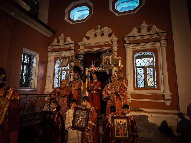Совершено ночное Богослужение отдания праздника Пасхи - фото 15