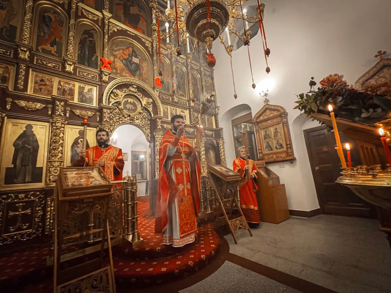 Совершено ночное Богослужение отдания праздника Пасхи - фото 17