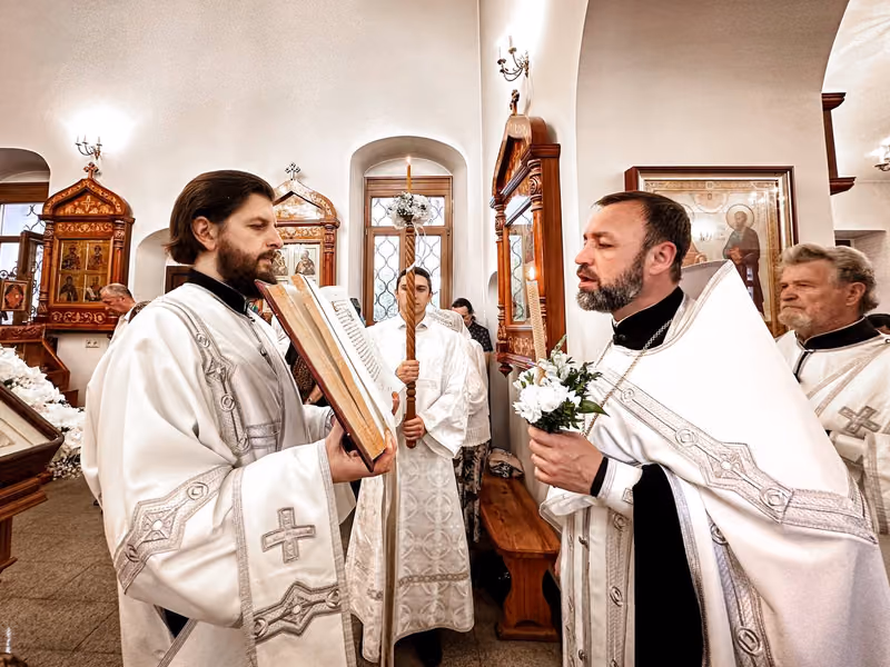 В праздник Вознесения Господня совершено Богослужение