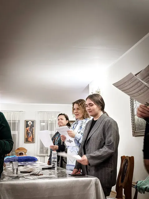 Первое занятие любительского народного хора храма - фото 2