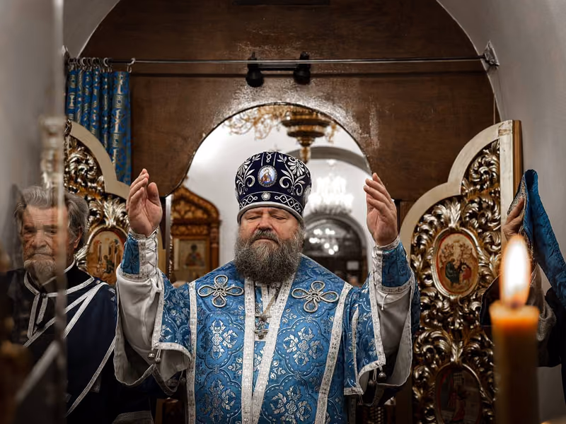 Покров Пресвятой Богородицы: Литургия епископа Николая - фото 8