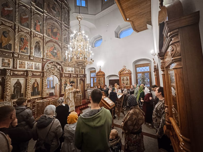 Первое Богослужение с любительским народным хором - фото 5