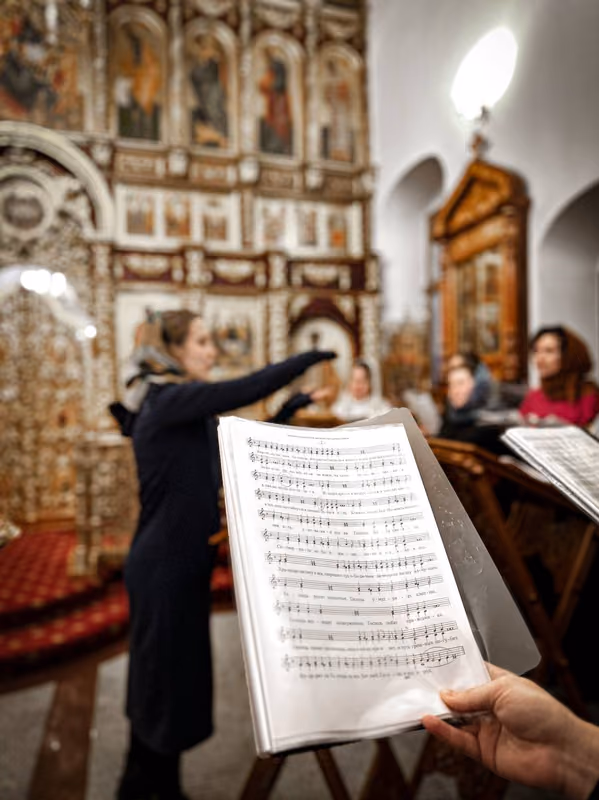 Первое Богослужение с любительским народным хором - фото 8