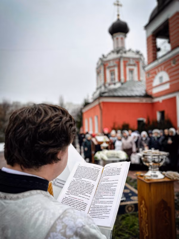 В Крещенский сочельник совершено Богослужение - фото 11