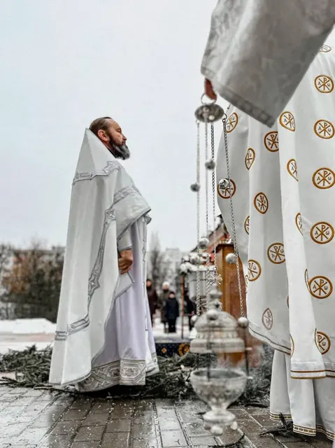 В Крещенский сочельник совершено Богослужение - фото 12