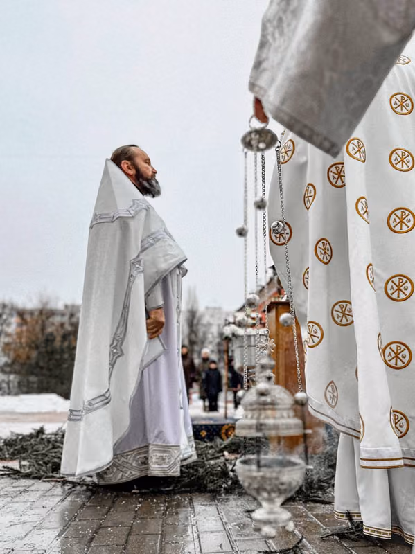 В Крещенский сочельник совершено Богослужение - фото 12