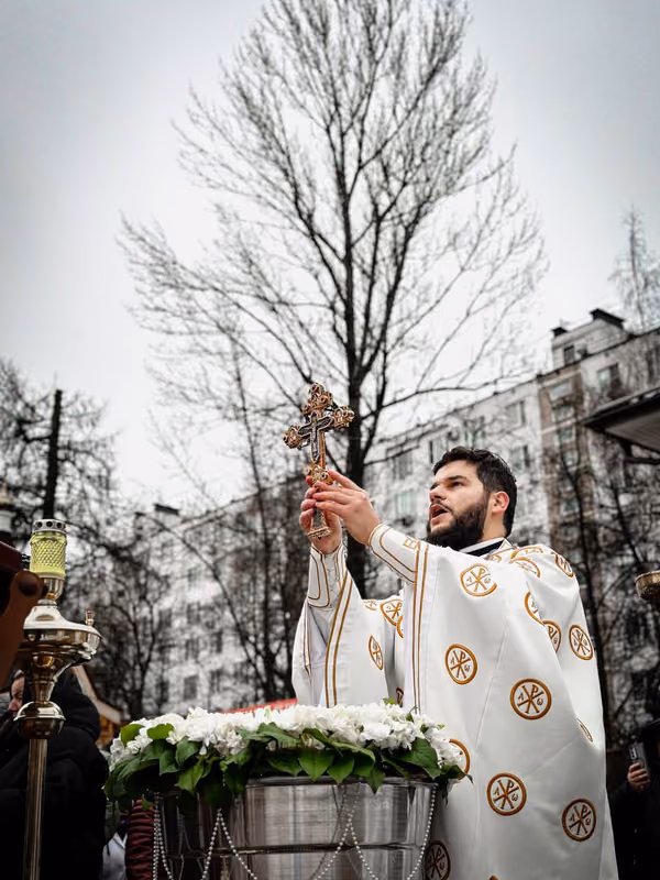 В Крещенский сочельник совершено Богослужение - фото 15